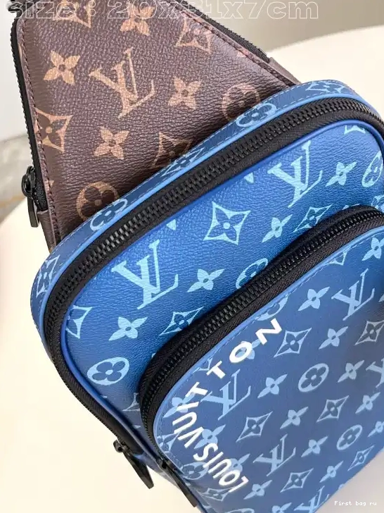First bag ru VUITTON Avenue NM Slingbag LOUIS 0412